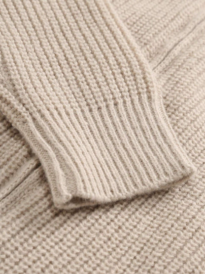 Brunon | Kardigan na zamek błyskawiczny