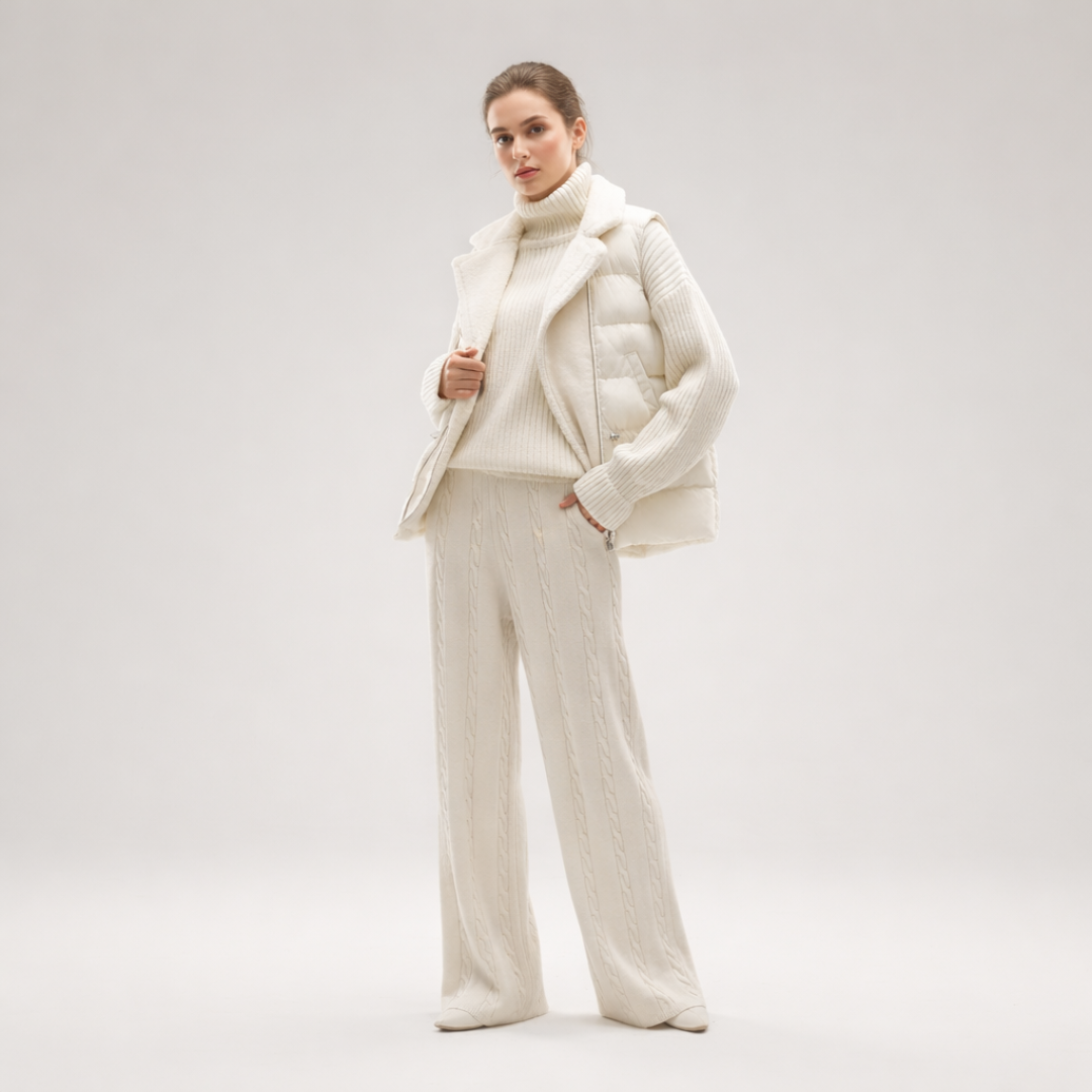 Elżbieta | Przytulny komplet 3-częściowy