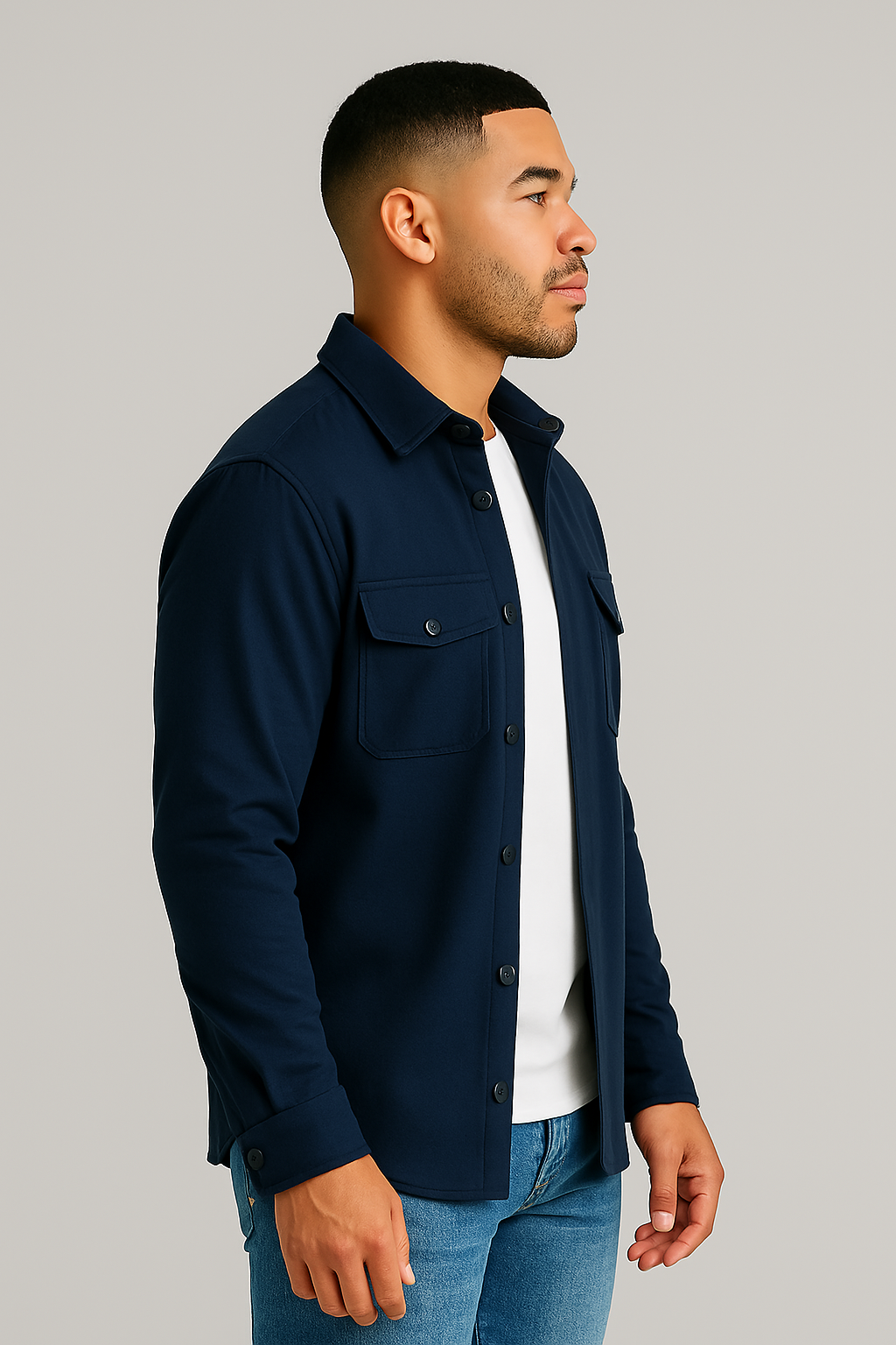 Cedrik | Koszula z kieszeniami na piersi