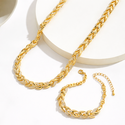 Ula | naszyjnik i bransoletka z rybim ogonem