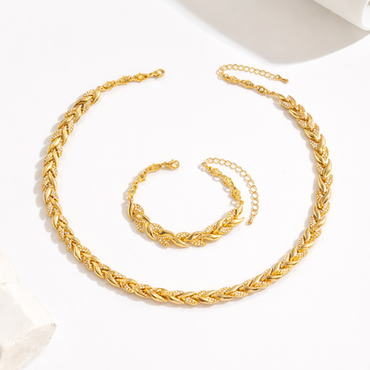 Ula | naszyjnik i bransoletka z rybim ogonem