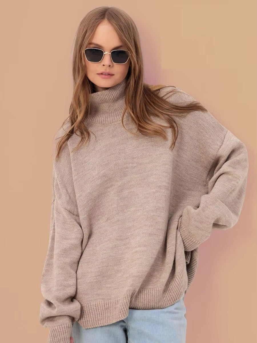 Liliana | Oversize sweter z rozcięciem